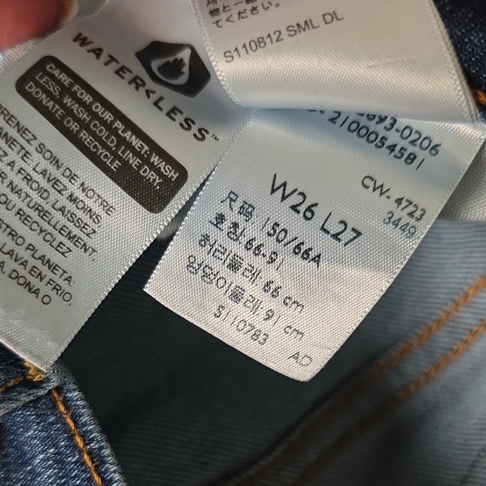 Levi's High Rise Indigo Jeans - Picture 14 of 16